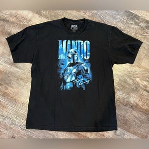 Star Wars The Mandalorian Black T-shirt